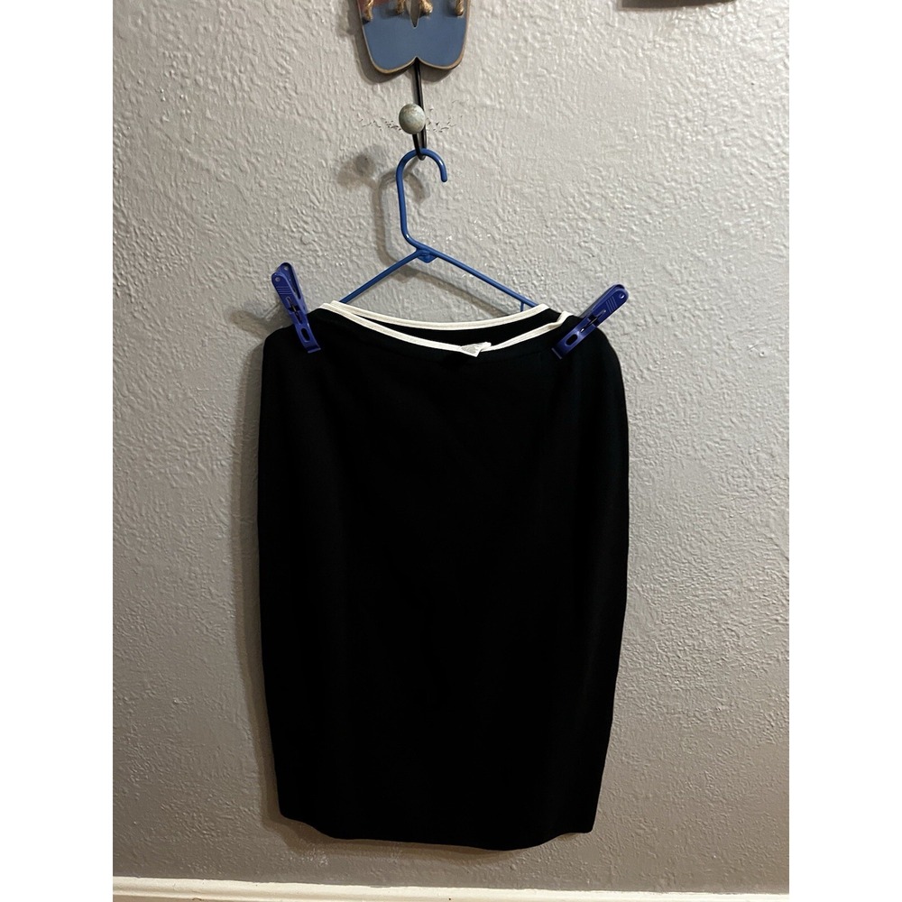 Jones New York Collection Navy Long Skirt Size Large Womens